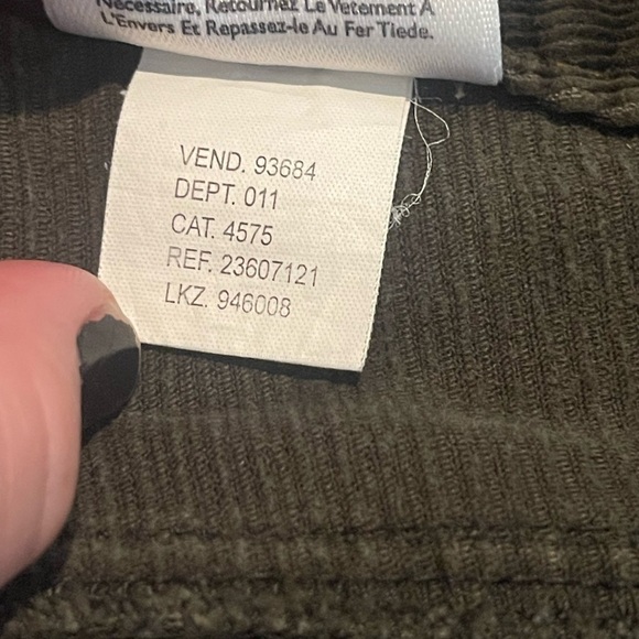 Eddie Bauer dark green corduroy pants - Picture 7 of 11
